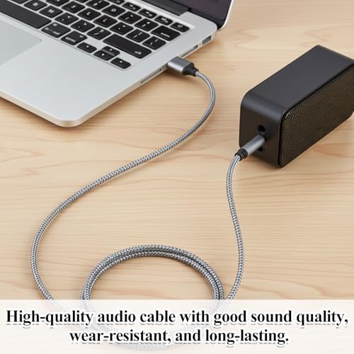 Cable adaptador USB a Jack 3.5 mm de 5 ft miniatura 2