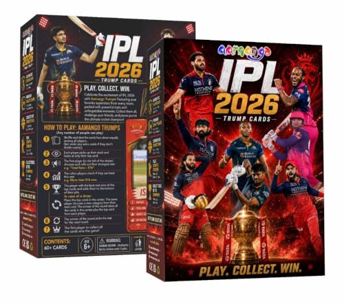 Image of Aamango IPL 2026 Trump Cards | Collectible Card Game Featuring Top Players | Ultimate Gift for Cricket Fans