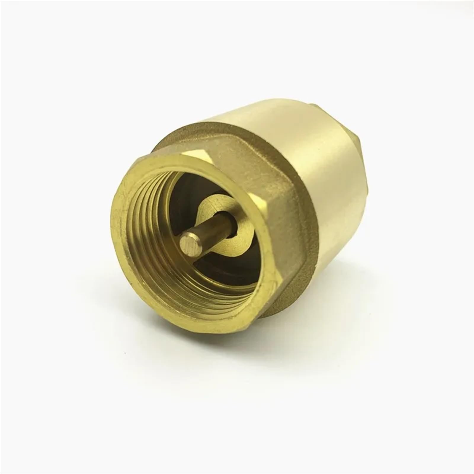 1 unidad DN32/DN40/DN50 NPT válvula de retención resorte en línea hilo femenino latón 40mm diámetro 200WOG for Control agua(DN40)