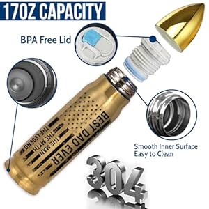 Gifts for Dad – Fathers Day, Birthday Gift, Best Dad Ever Gift for Fathers Day, 17oz American Flag Tumbler, Thoughtful Present from Daughter, Son, for Husband from Wife Gifts for Dad–Fathers Day Birthday Gift Best Dad Ever Gift for Fathers Day 17oz American Flag Tumbler Thoughtful Present from Daughter Son for Husband from Wife