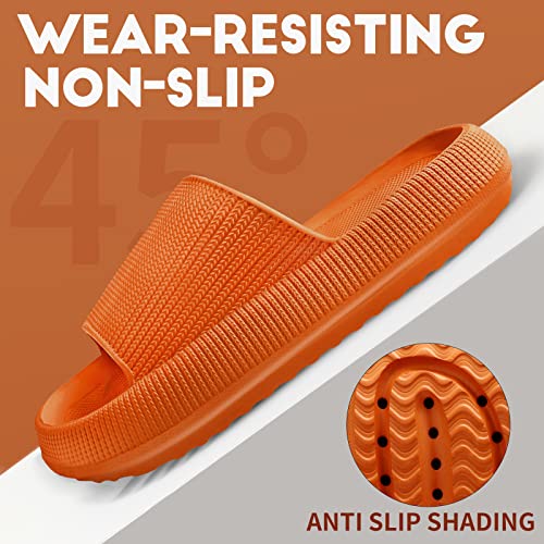 LELEBEAR Cloud Slippers for Women and Men Super Soft Massage Quick Dry Shower Pillow Sandals, Cloud Cushion Slides for Indoor & Outdoor4