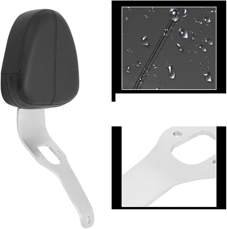 テールボックス パッセンジャーバックレスト オートバイ用フロントドライバーライダーシートバックレストパッド ライダーリアバックレスト