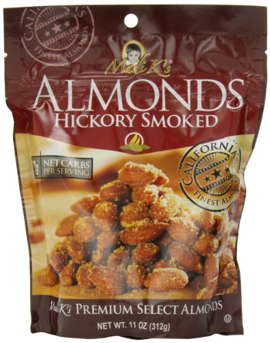 Madi K's Hickory Smoked Almonds, 11-Ounce Pouches (Pack of 4)