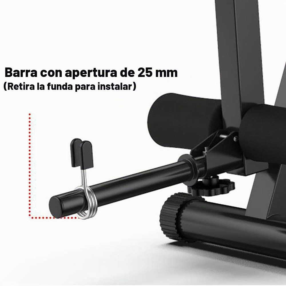 WOERD Banco Plegable Multiusos, Banco de Pesas Ajustable para Gimnasio en Casa, para Entrenamiento de Cuerpo Completo con Plegado Rápido