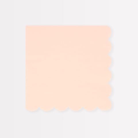 Meri Meri - Ballet Slipper Pink Large Napkins - Bale Point Pembe Peçeteler (x16)