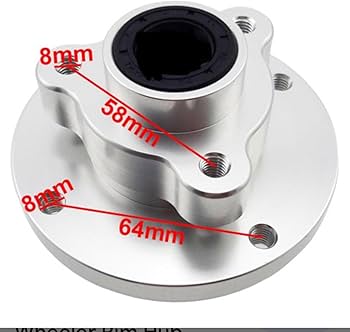 Amazon.com: 15mm Mini Bike Rear Hub. CNC Alloy Rear Wheel Hub For