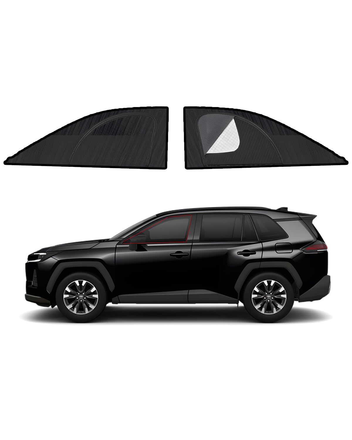 Amazon | ラブ4 サンシェード RAV4 60系 メッシュ 2in1 日除け