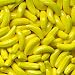 Silly Yellow Banana Heads Hard Candy 1LB Bag