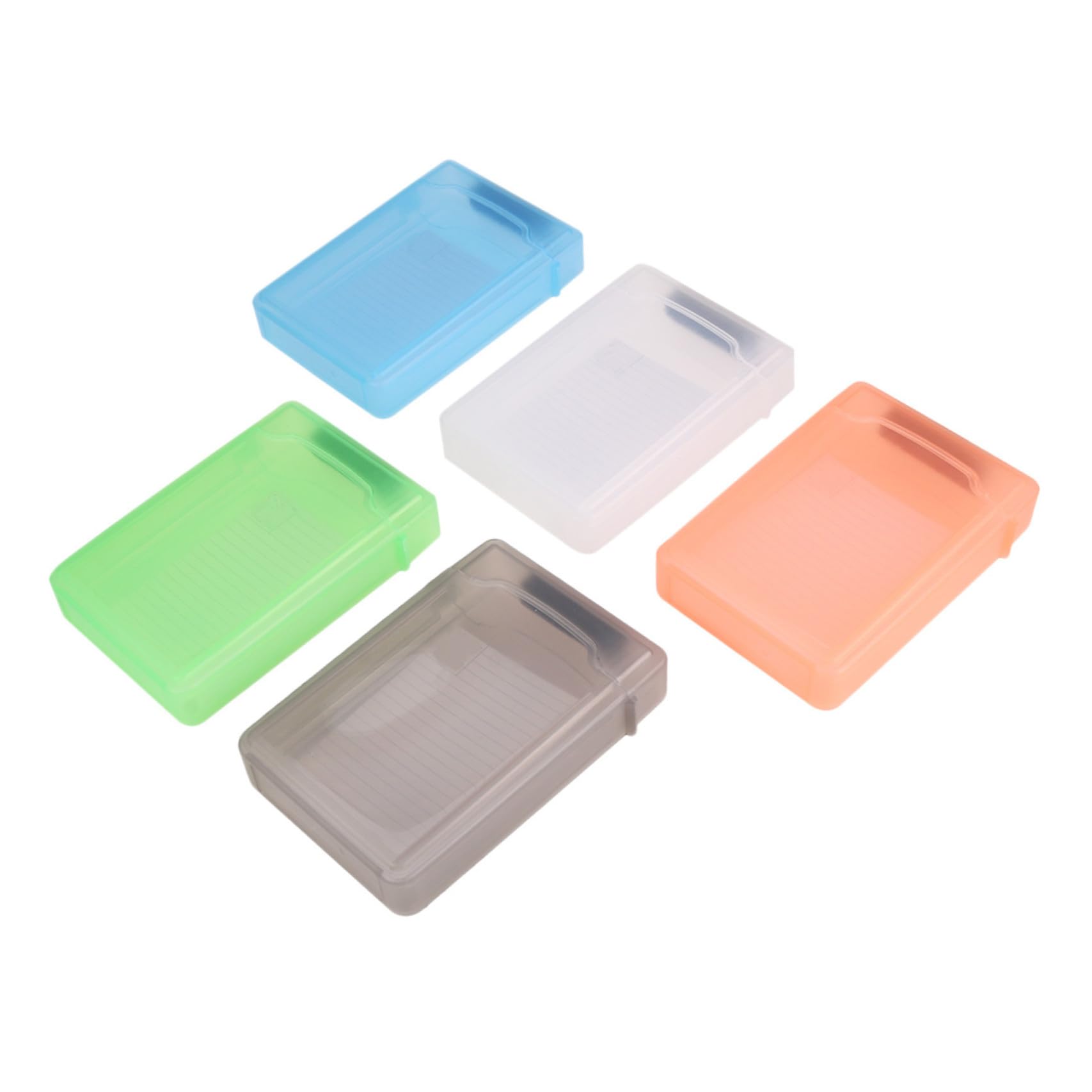 5 Pz Disco Rigido Portatile 2. 5 Hdd Case Custodia Per Il Trasporto Del Disco Rigido Protection Case Custodia Di Protezione Magazzinaggio Cavo Scatola Protettiva Computer Viaggiare