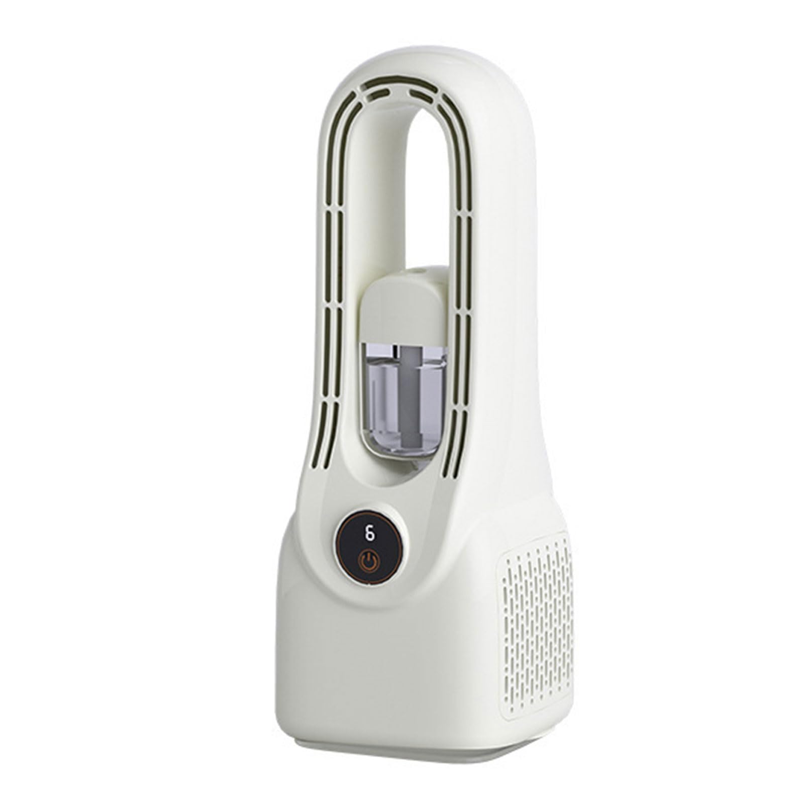 Portable Silent Air Conditioner,Cooling Fan, Air Conditioning Unit,Bladeless Fan,Blade-Free Evaporative Cooler,Mini AC Unit Desktop USB Powered Cooling Ace,6 Humidity Levels for Home/bedroom/office