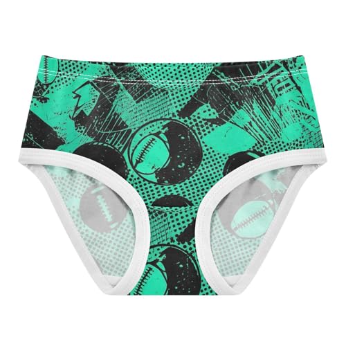 Toddler Underwear Floral 2t Cotton Panties Little Girl Stylish Underpants Briefs Cool Sports Black Green Balls