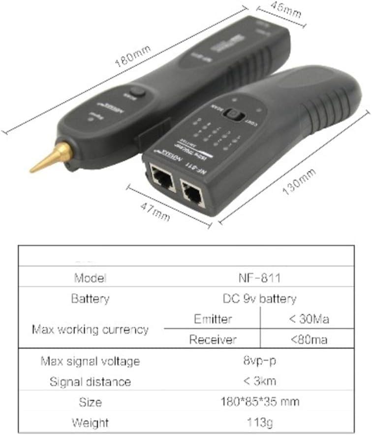 NF-811 Cable Tester RJ11 RJ45 Telephone Wire