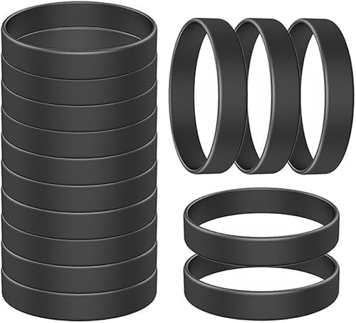 Miniatura 1 de YalsFTY 15 pulseras de silicona, pulseras de goma sólida de color elástico para mujeres, hombres, adolescentes, regalos