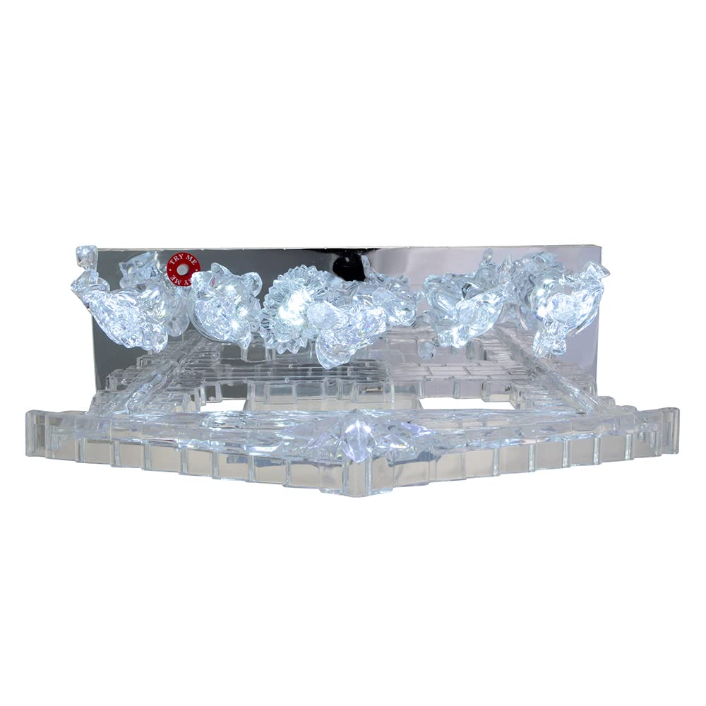 Rotolo strip LED 130 cm luce bianco freddo funzionamento a batterie