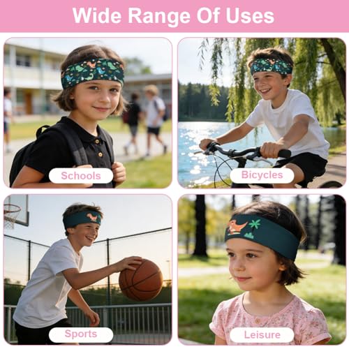 Flintronic 1PC Kinder Stirnband, Haarband Jungs, Stirnband, Sportstirnband für Jungen und Mädchen, Ultraleichtes und Elastisches