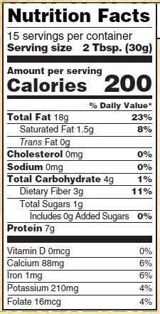 Miniatura 2 de Woodstock Mantequilla de almendras crujiente, sin sal, 16 oz (paquete de 12)