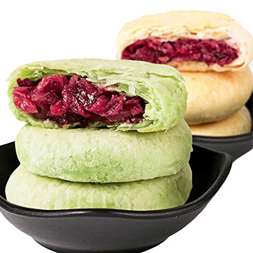 OuYang Hengzhi Yunnan Specialty Flower Cake Original Taste and Matcha Flavor Xian Hua Bing é²œèŠ±é¥¼ 800g/28.2oz