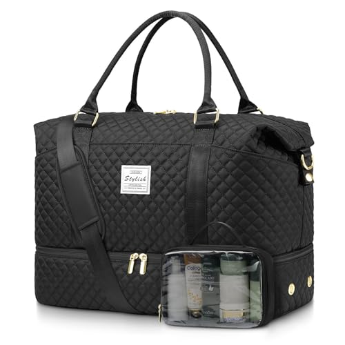 Weekender Duffle Bag with Shoe Compartment