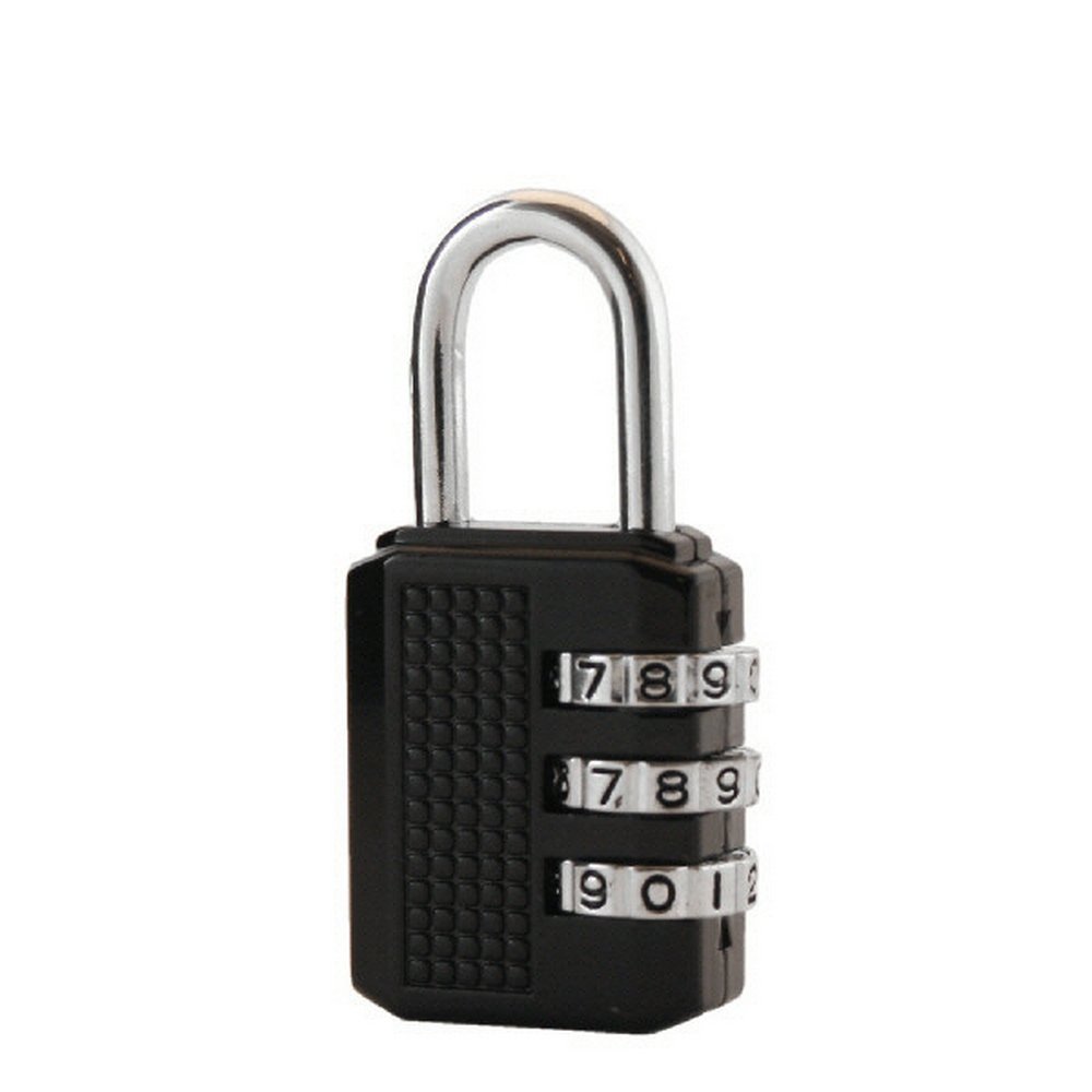 Tri-Circle Combination Padlock 28mm 3 Digit 6 Pack/S