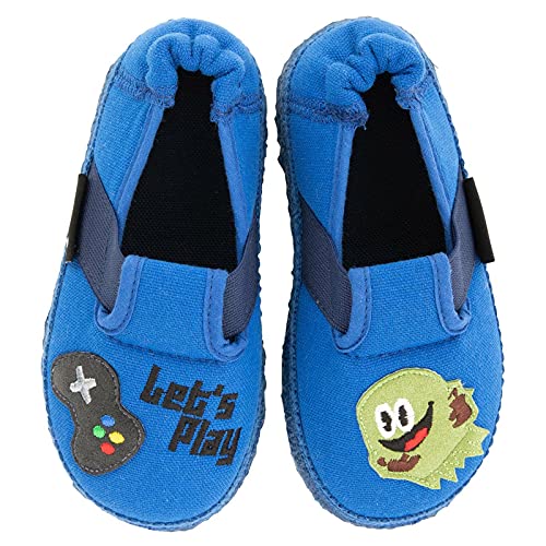 Nanga Jungen Kinder Hausschuhe Spiel Mit Mittelblau 33