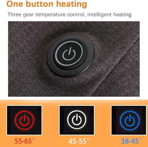 Chaqueta eléctrica calefactable para hombre talla 3X miniatura 2