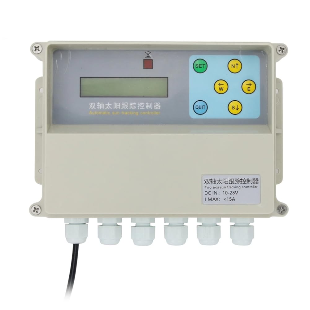 Solar Tracker Dual Axis Controller Automatisches Solar-Tracking-System Plattform mit Freiheitsgraden, die Sun Tracker Verfolgt