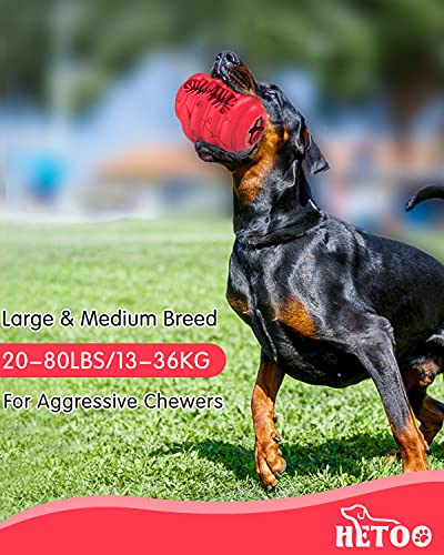 HETOO Dog Toys, Indestructible Tough Dog Chew Toys for Aggressive Chewers Medium Large Breed, Interactive Treat… - Image 4