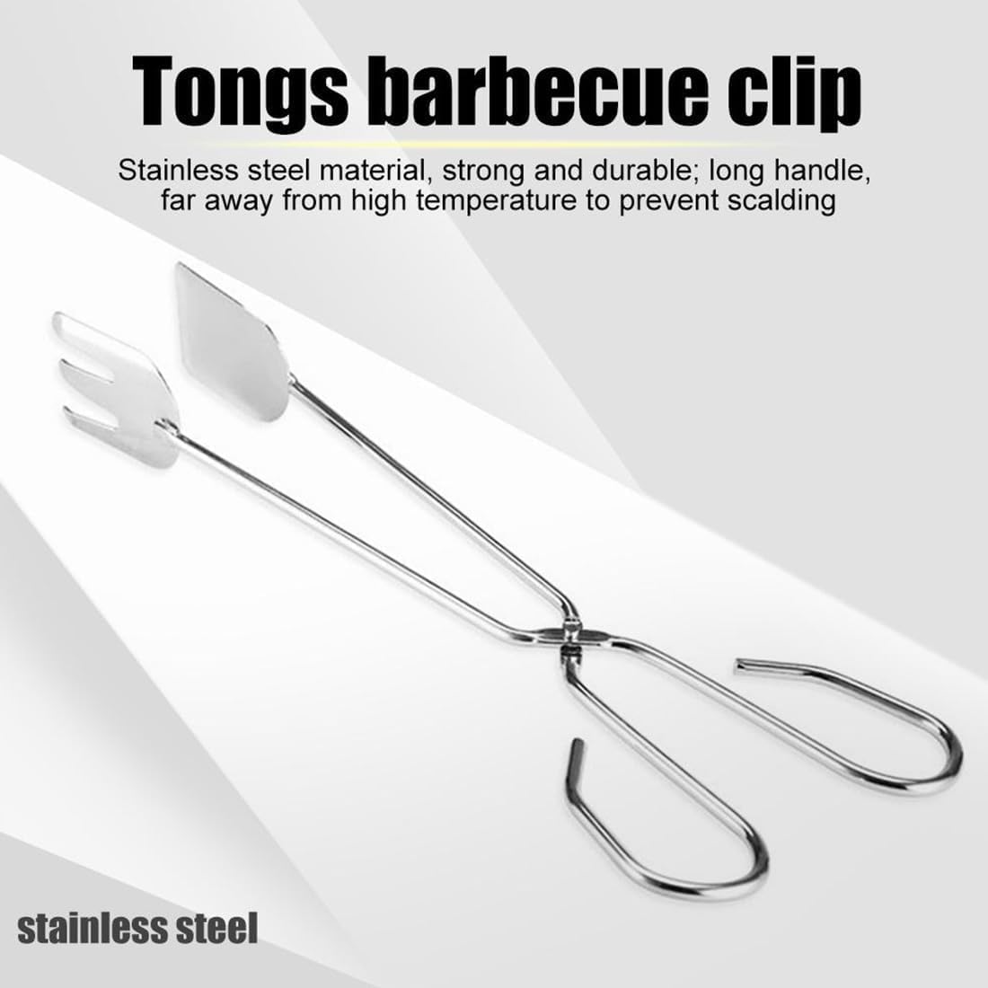 Pinzas de Barbacoa 40 cm Acero Inoxidable Profesional Pinza Cocina Universal para Asar Carne, Verduras y Alimentos Parrilla BBQ ads