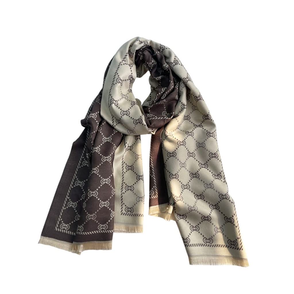 Sciarpa Scialle Sciarpa di cotone di poliestere for le donne inverno sciarpe calde moda moda francese romanticismo involucri scialli lunga coperta sciarpe Stola Elegante