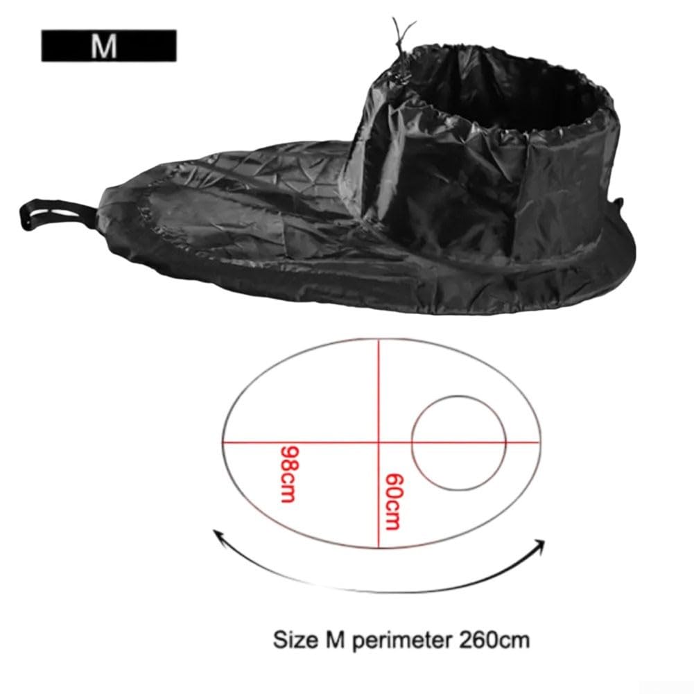 Para Kayak Spray Falda con Nylon Impermeable, Cubierta Ajustable Cabina para Remar al Aire Libre (98 * 60)