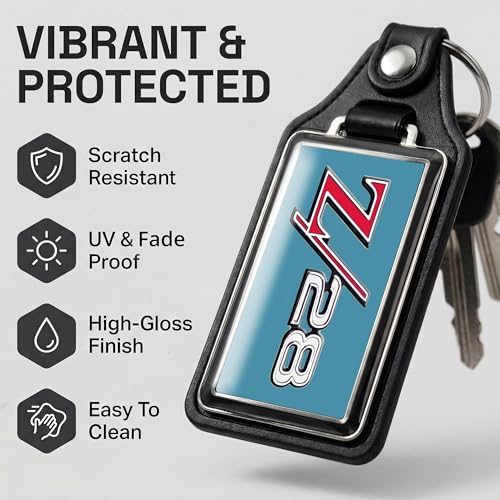 Image of Brotherhood Car Key Chain for Camaro - Classic Models Keychain for Men and Women Gift Key Ring - -