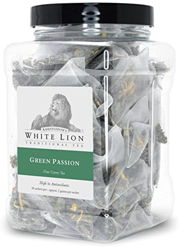 White Lion Limited - Green Passion Fine Green Tea Bulk Sachets 2-50 Count Case