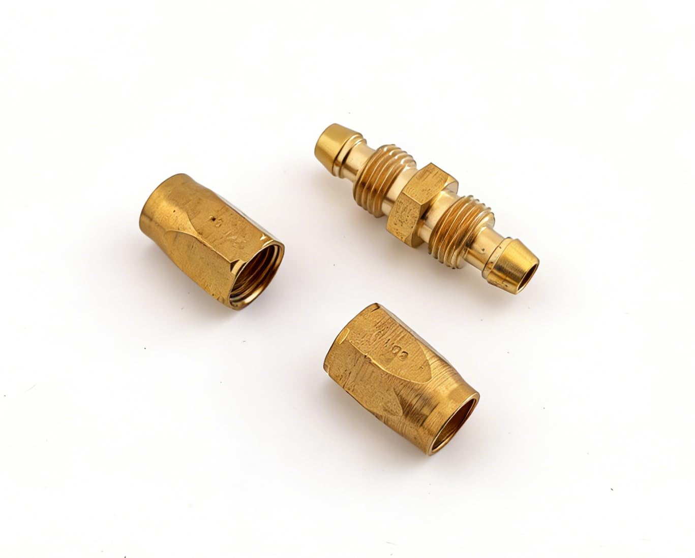 Zeluga ZL156 10 Pc. 1/4" Empalmadora de manguera de latón