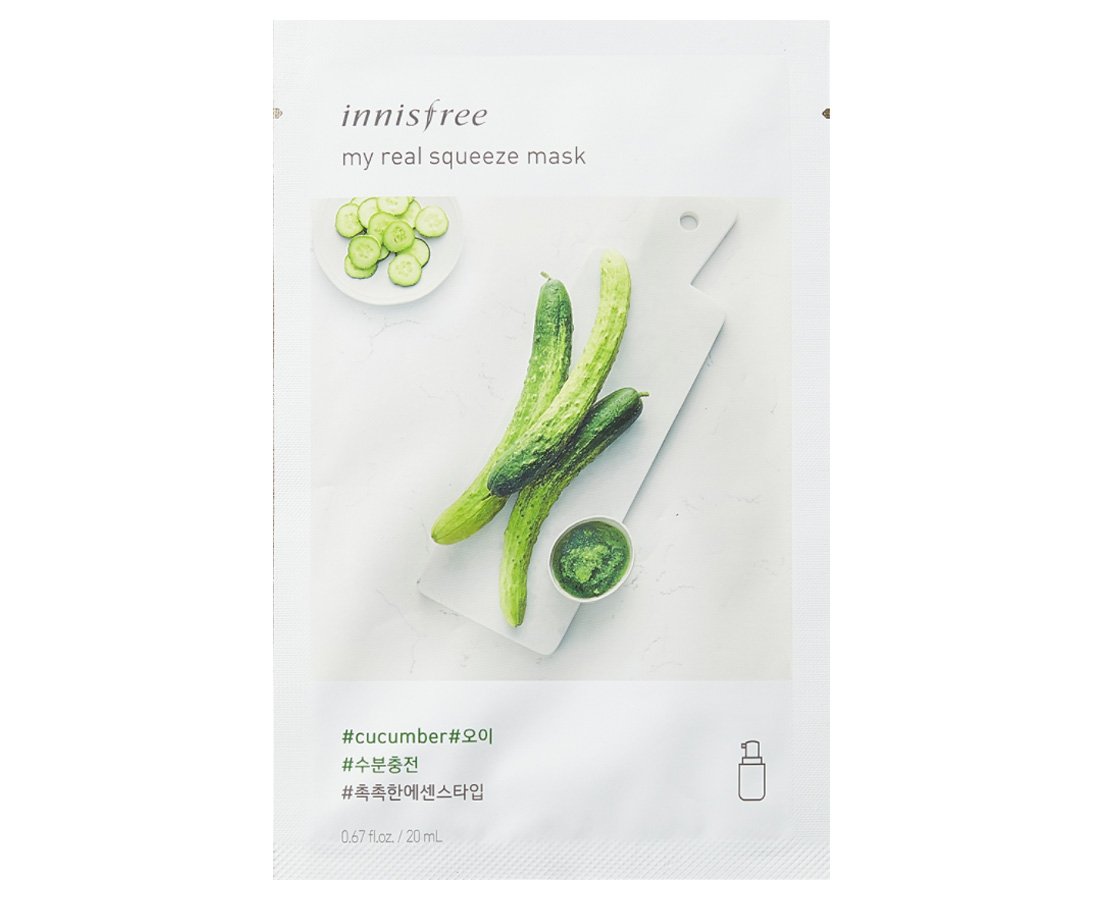 Innisfree My Real Squeeze MaskCucumber Amazon.in Beauty