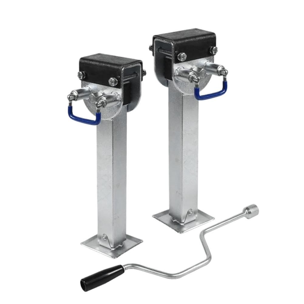 Paquete de 2 patas estabilizadoras ajustables, 440 mm a 700 mm, soportes de apoyo para caravanas, autocaravanas, remolques, estacionamiento y camping