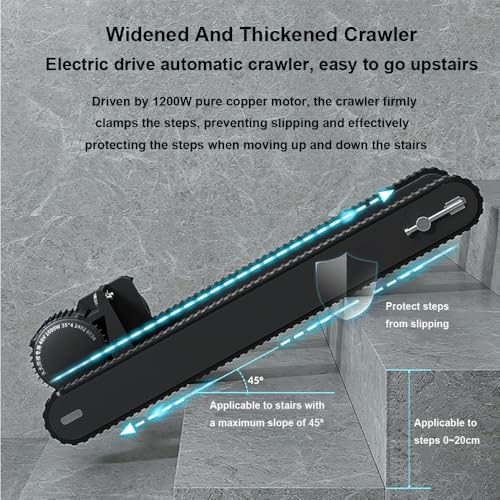 Carretilla eléctrica para escaleras 500kg 1200W miniatura 5