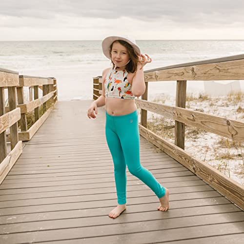 Image of SwimZip Girls' Halter Top and Bikini Bottom 2 Piece Set UPF 50+ Sun Protection