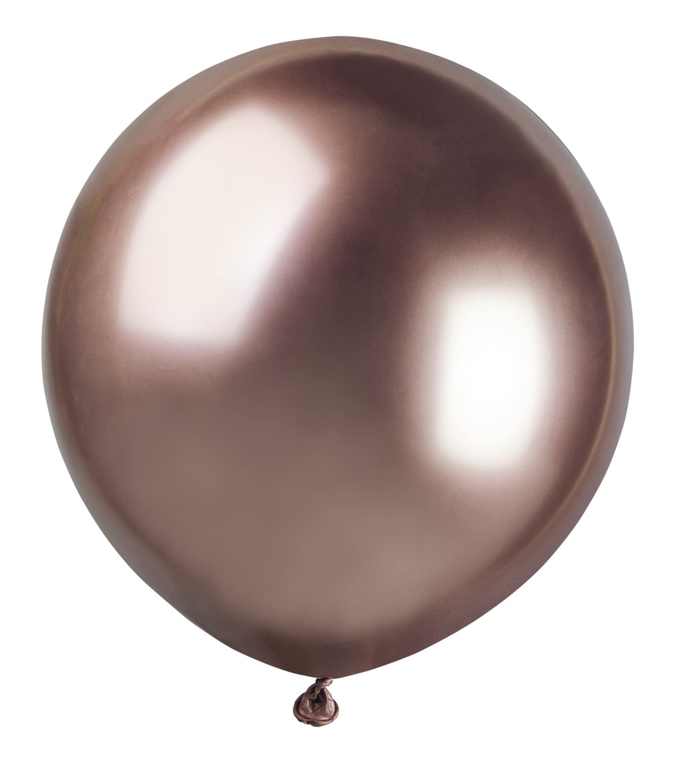 Pack 25 balloons metallized in natural latex Premium Quality G150 (Ø 48cm / 19"), gold pink metallized