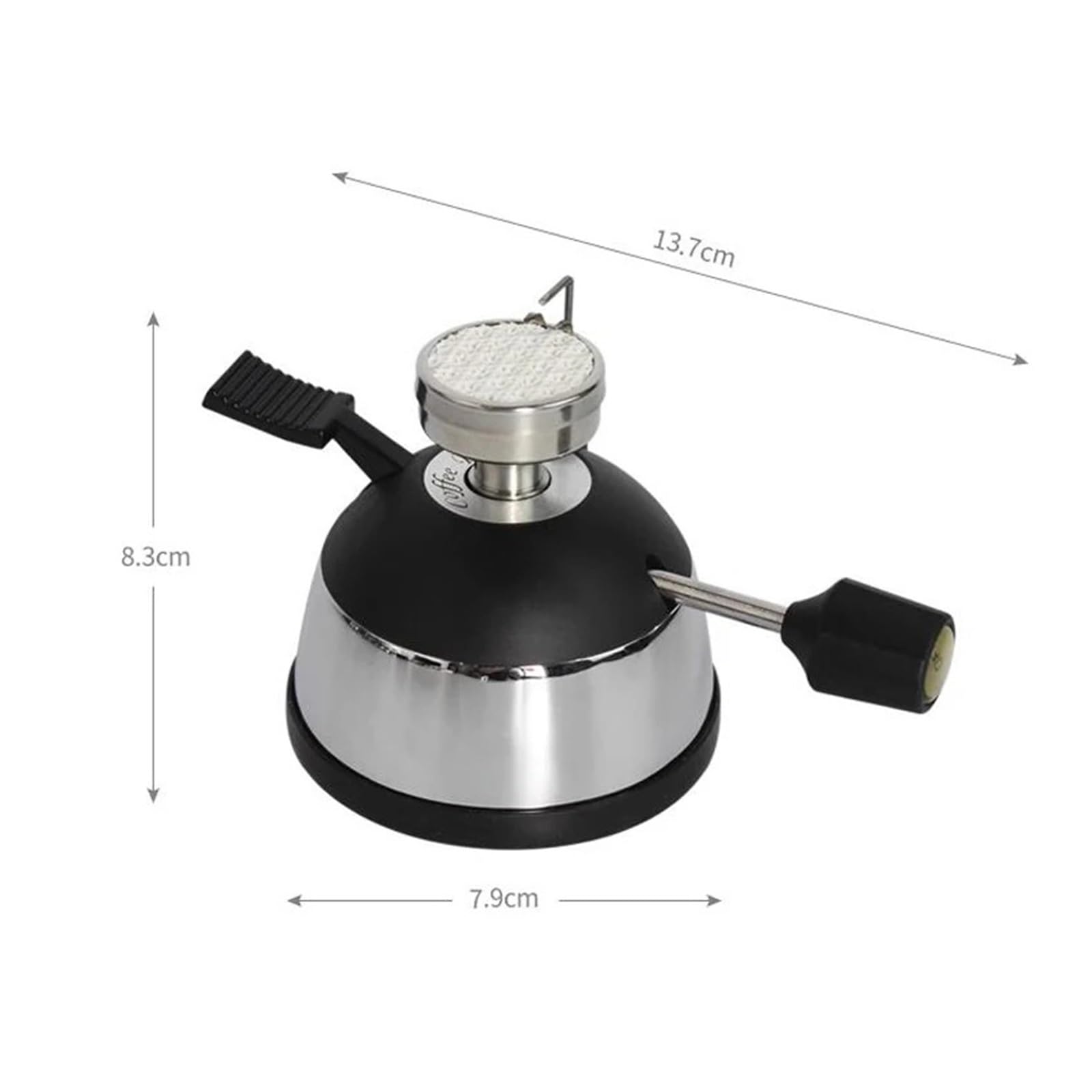 Mini estufa portátil de sobremesa de butano, quemador de Gas de acero inoxidable for cafetera Herramienta eléctrica