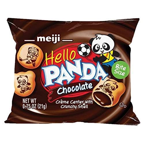 Miniatura 4 de Meijis Hello Panda - Galletas rellenas de crema de chocolate, 32 unidades, paquetes de 0.75 onzas, galletas del tamaño de un bocado con divertidos