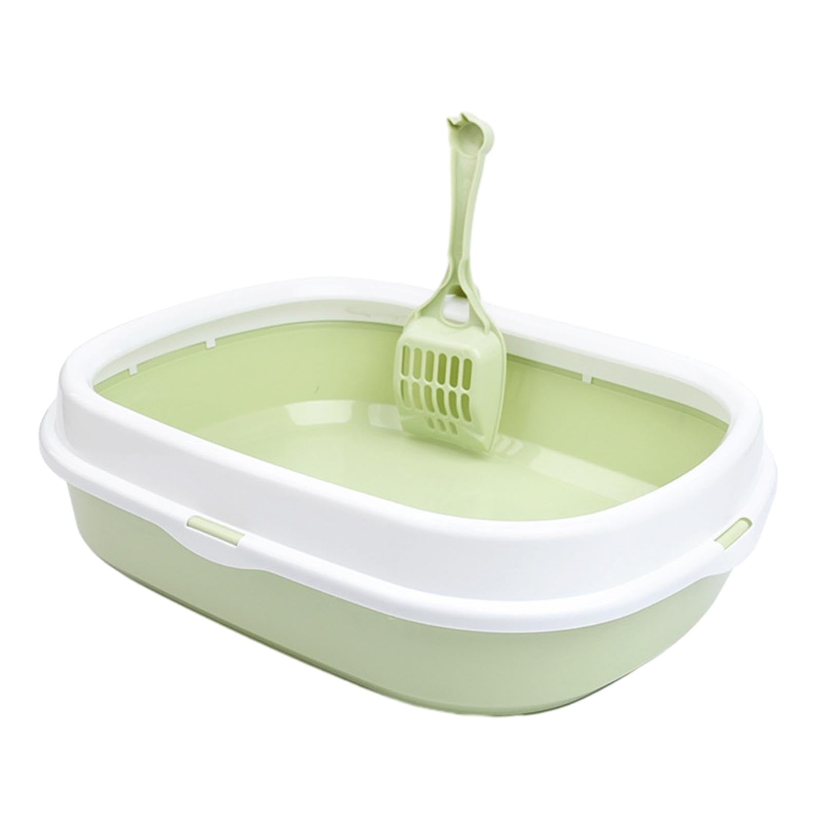 Lettaia, Lettiera for Gatti Toilette for Contenitore for lettiera for(Fruit Green)