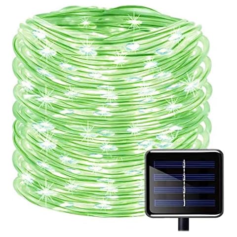 EONHUAYU Solar Rope Lights, 200 LEDs 72ft/22M Garden Solar String Lights Waterproof Copper Wire Tube Garden Lights,Outdoor Rope Lights for Garden Wedding Party Decorative Cover