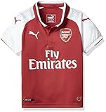 PUMA Jungen AFC Kids Home Replica Shirt T, Chili Pepper White, 164