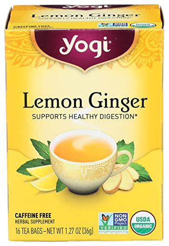Yogi Tea Lemon Ginger Tea Bags, 16 ct