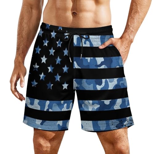 Men Big & Tall Swim Trunks Half Pants Essentials Sportwear with Pockets2