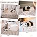 HOBBTREE 6 Pack Guinea Pig Cage Liner, Washable Guinea Pig Fleece Blankets Beding Accessories, Flannel Throw Warm Sleep Mat, Pet Pee Pads for Small Animal Hamster Rabbit Puppy Cat (30x20 Inch)