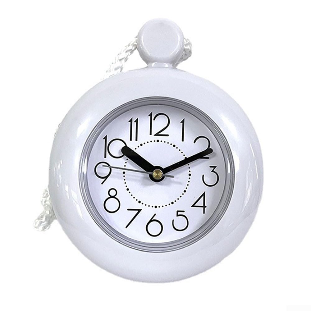 BagLEv Bathroom Clock - Shower Timer with Alarm, Digital Clocks Hanging Table Clock for Bathroom Kitchen