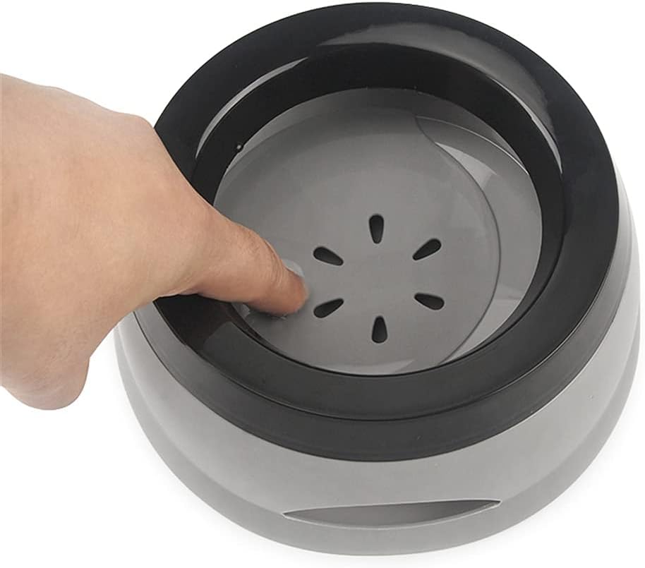 Pet Car Bowl Prevent Splashing Dog Bowl Drink Feeder Outdoor Travel Supplies Dogs Supplies (Color : B) (A)