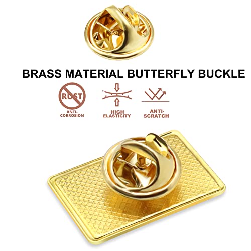 Image of 24 /50 /100Pcs California State Flag Lapel Pins Bulk - Metal Calif. CA Brooch Badge Souvenir for Men Women Clothes Bags Hats