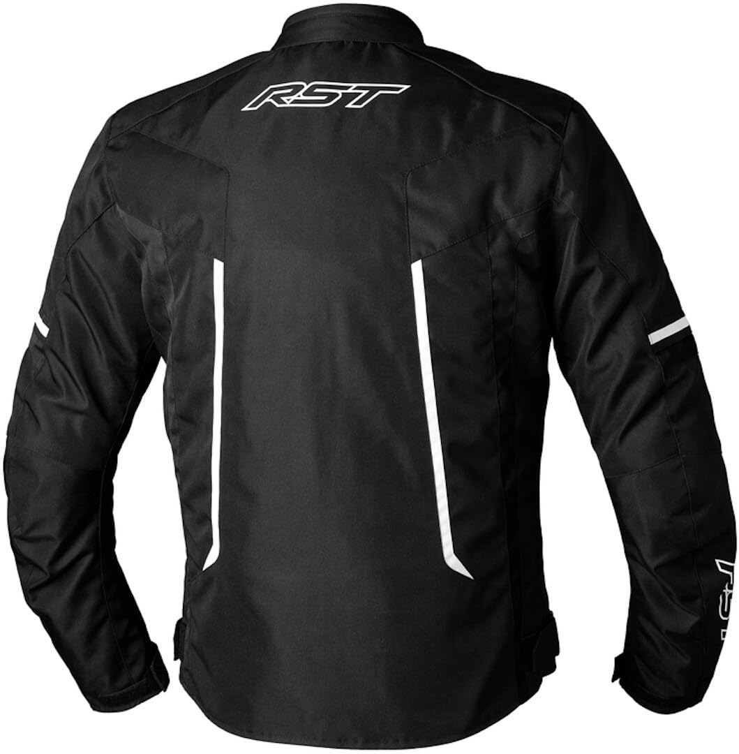 RST Pilot Evo Giacca tessile moto, nero/bianco, L